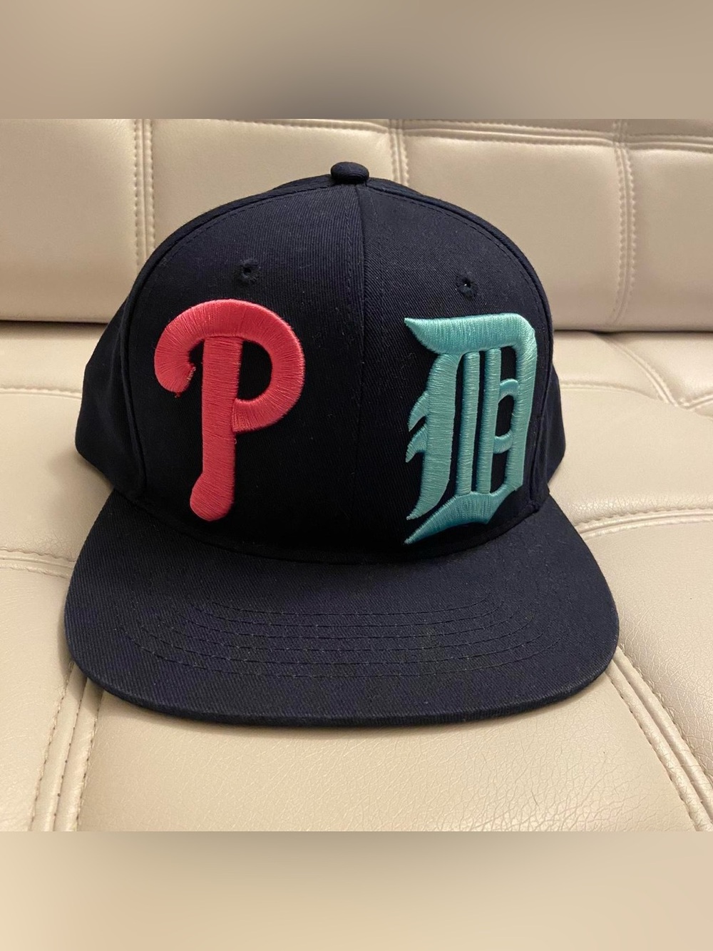 Pink Dolphin Navy PD SnapBack Hat